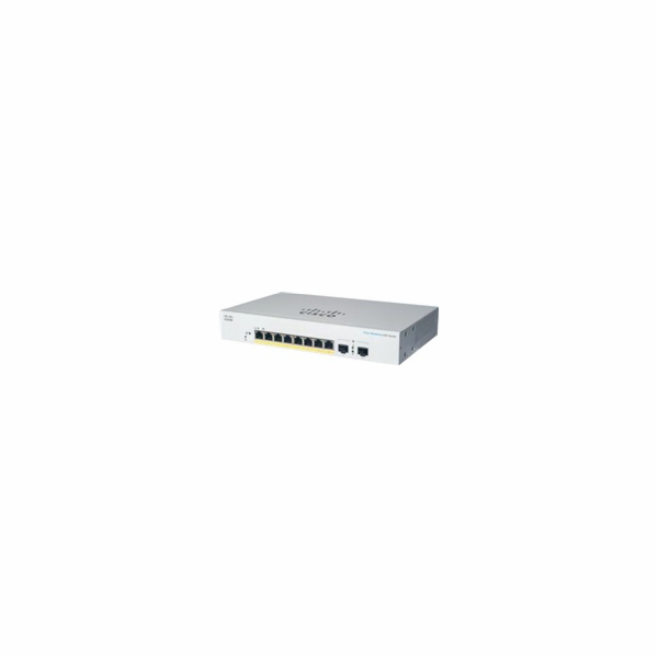 Cisco switch CBS220-8FP-E-2G (8xGbE,2xSFP, 8xPoE+,130W,fa...