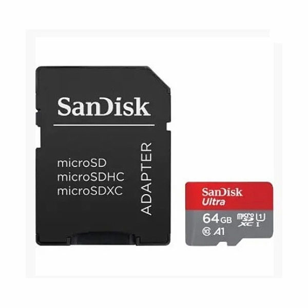 SanDisk MicroSDXC karta 64GB Ultra (140 MB/s, A1 Class 10...