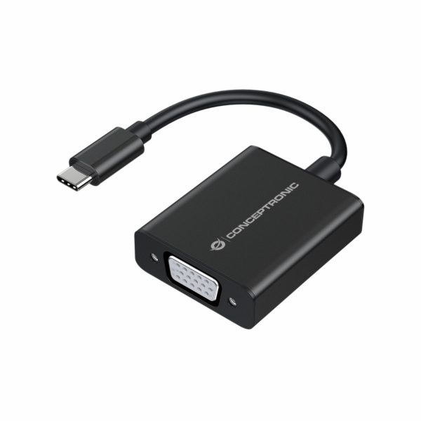 CONCEPTRONIC Adaptér USB-C na VGA, černý (ABBY05B)