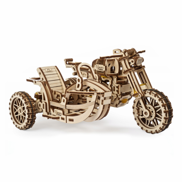 Hračka Ugears 3D dřevěné mechanické puzzle UGR-10 Motorka...