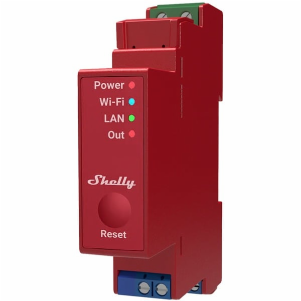 Shelly Pro 1PM DIN Rail Switch with Power measurement, 1 ...