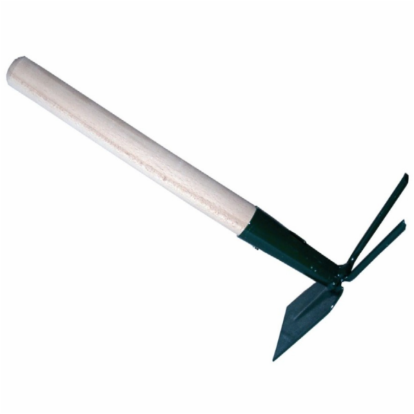 Motyčka plochá+dvojzub s násadou 25 cm