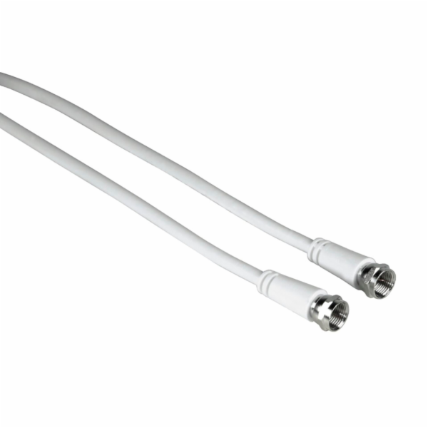 Hama SAT Connection Cable 3m  F-plug/F-plug, white 11898
