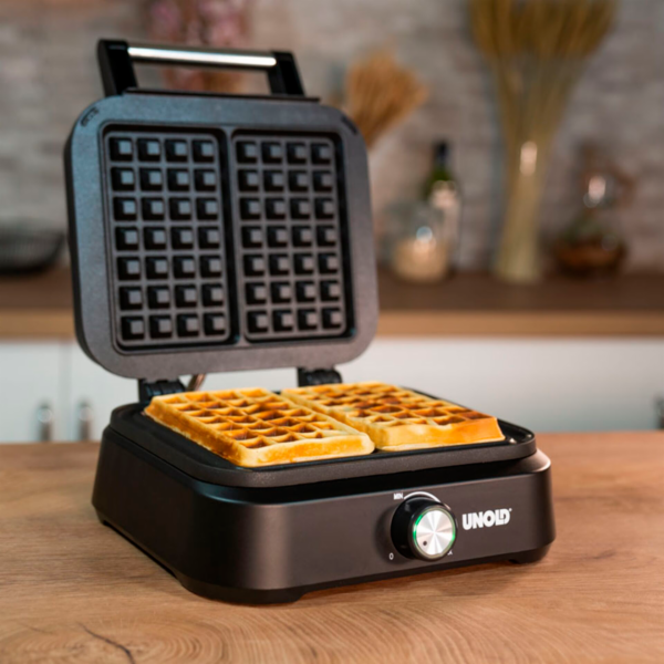 Unold 48275 Doppel Waffeleisen Brüssel Belgische Waffeln