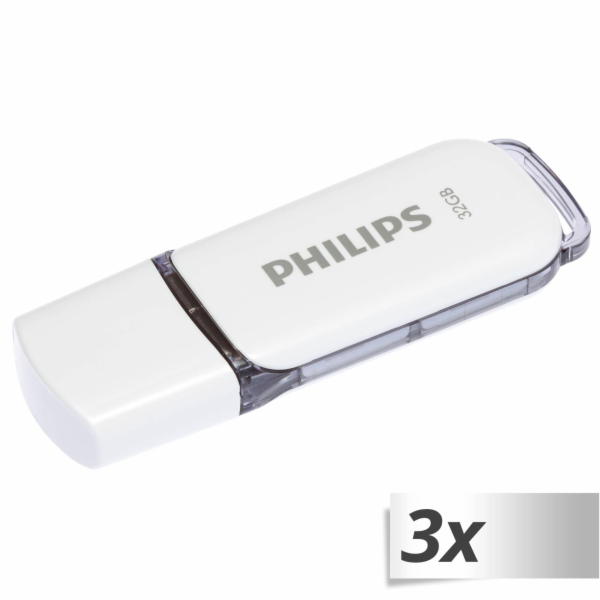 Philips USB 2.0 3-Pack      32GB Snow Edition Shadow Grey...