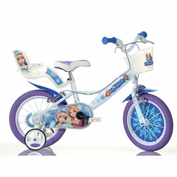 Dětské jízdní kolo Dino Bikes 144GLN SNOW QUEEN 14" dívčí