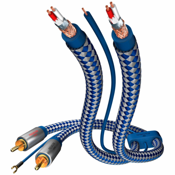 in-akustik Premium Audio Cable Phono RCA - RCA 0,75m   00...