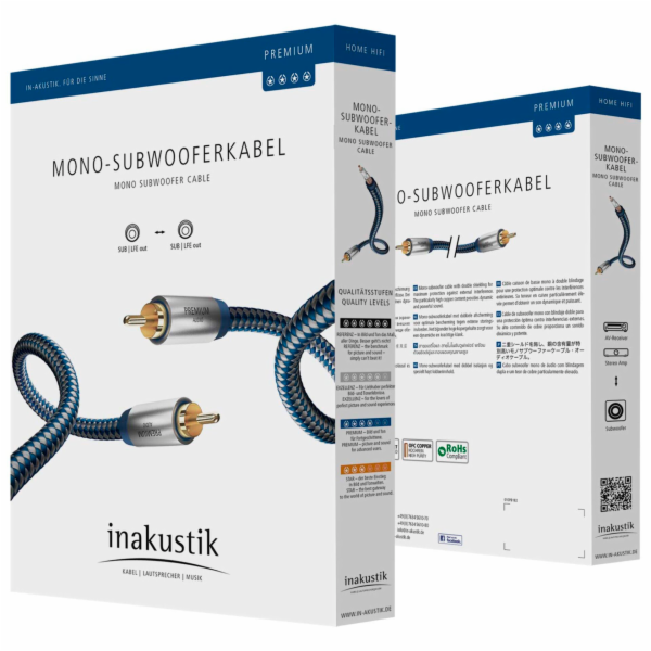in-akustik Premium II Audio Mono SUB 5,0m                ...