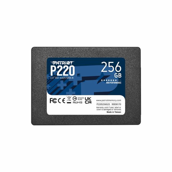 SSD disk Patriot P220 2,5" 256GB, SATA III