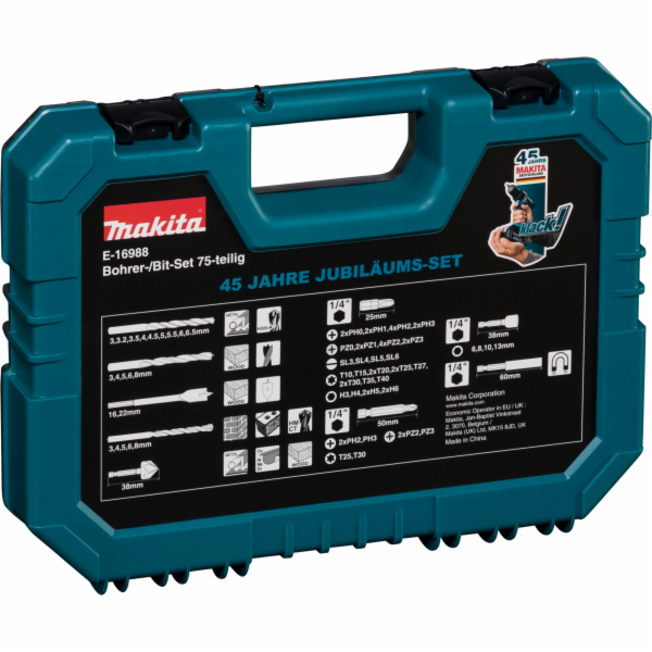 Makita E-16988  Drill Bit Set 75 pcs.