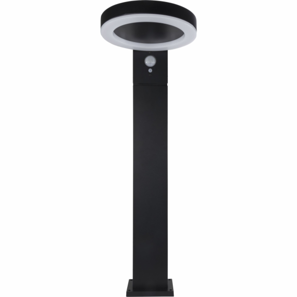 REV LED Solar Light Round  black