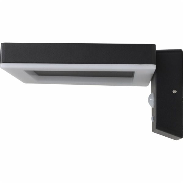 REV LED Solar wall light Square  black
