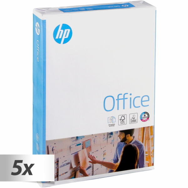 5x 500 listu HP Office bila  A 4, 80 g, CHP 110 (Karton)