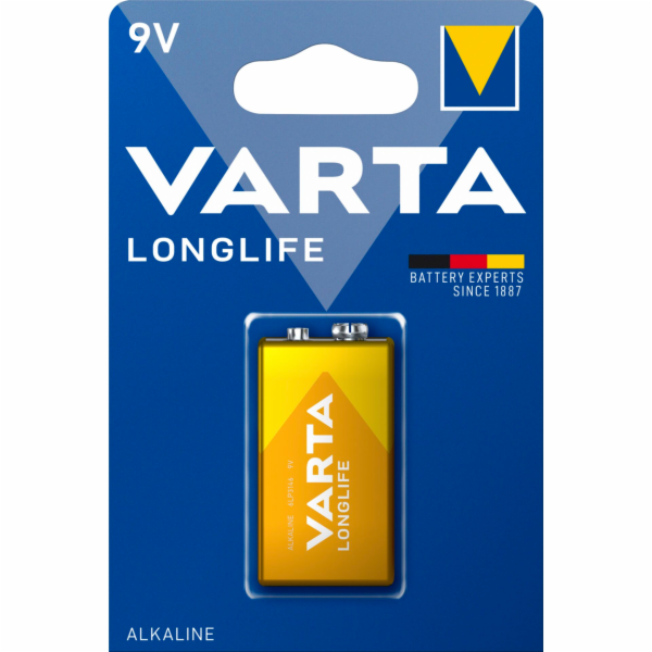 50x1 Varta Longlife Extra 9V-  Block 6 LR 61   baleni v k...