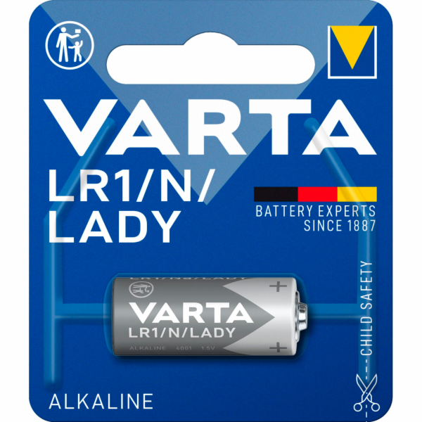 100x1 Varta electronic LR 1 Lady  baleni v kartonu