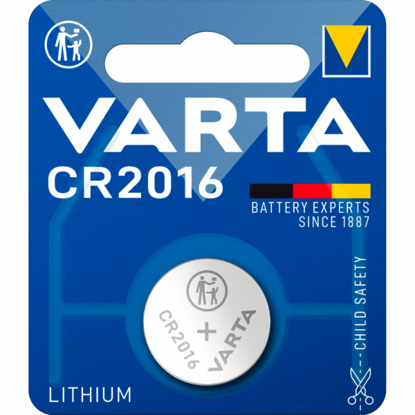 100x1 Varta electronic CR 2016  baleni v kartonu