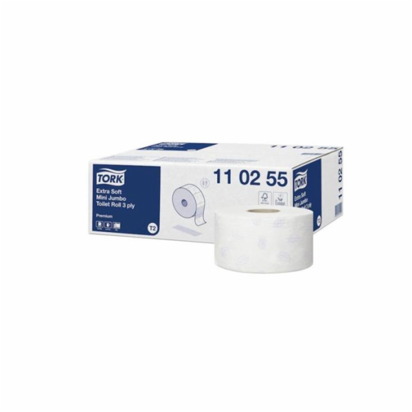 Tork toaletní papír mini jumbo premium White Extra Soft 1...