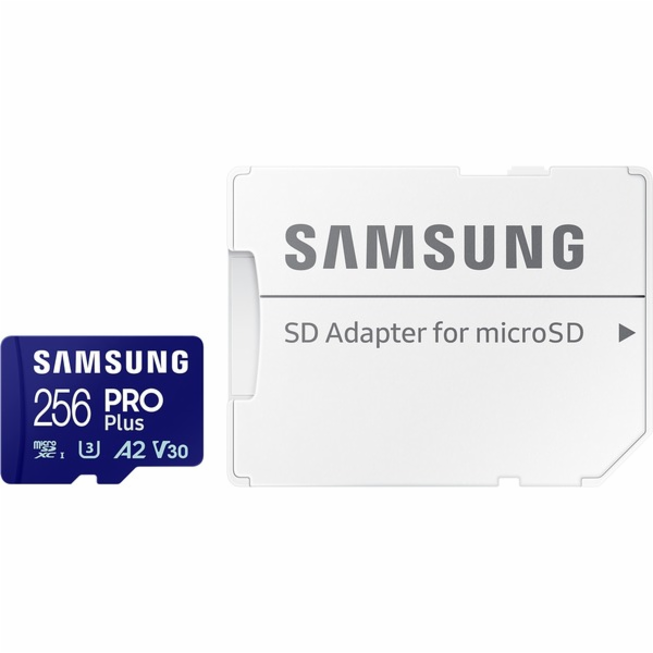 Samsung micro SDXC karta 256GB PRO Plus + SD adaptér