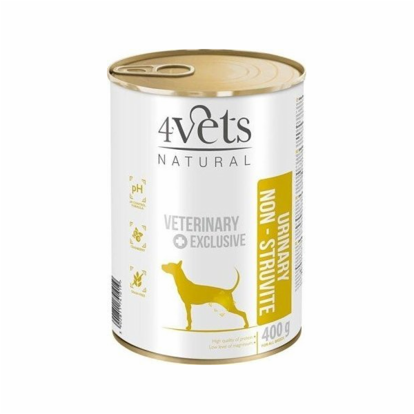 4VETS Natural Urinary No Struvit Dog  - vlhké krmivo pro ...