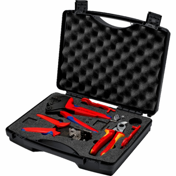 Knipex Werkzeugkoffer Photovoltaik, für Solar-Steckverbin...