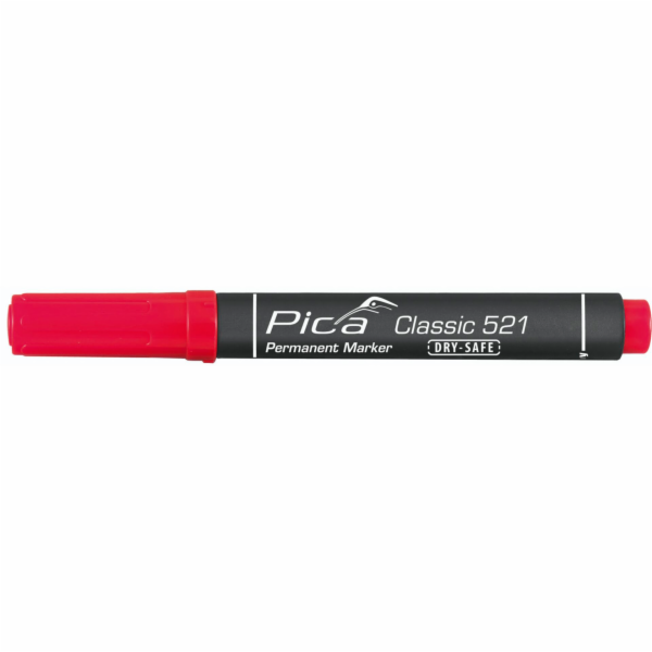 Pica Permanentmarker 2-6mm,  Wedge Tip, red