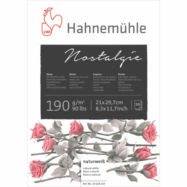 Hahnemühle Sketchbook Nostalgie  A 4 50 Sheets 190 g