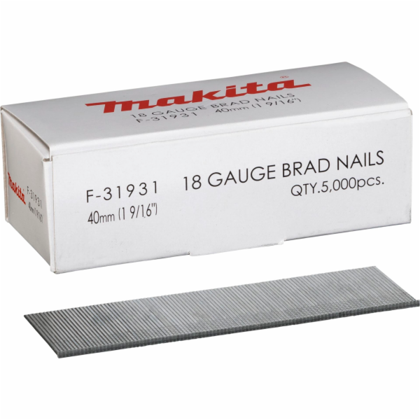 Makita F-31931  Gauge Brad Nails 40mm