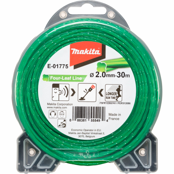 Makita E-01775   Mowing  String Four Leaf 2,0mmx30m