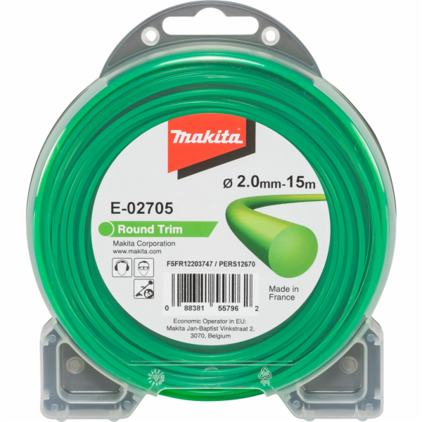 Řezací lano sekačky na trávu 2,0 mm/15 m kulaté