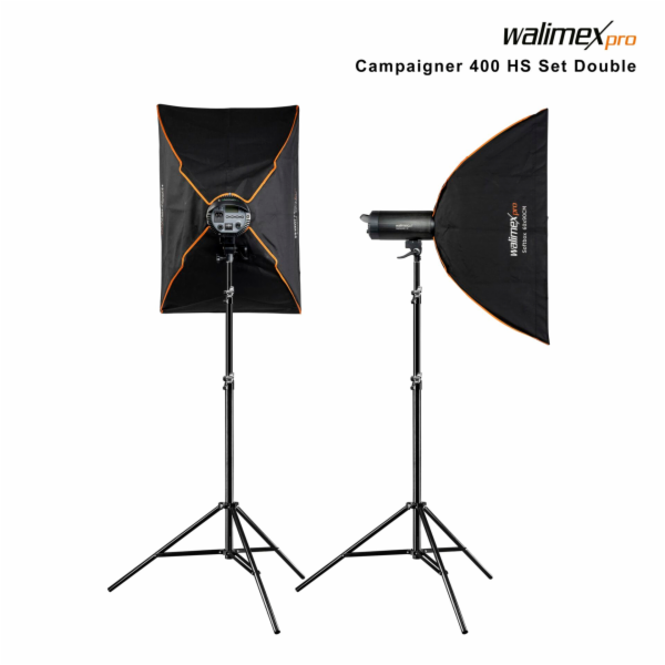 walimex pro Campaigner 400 HS  Set Double