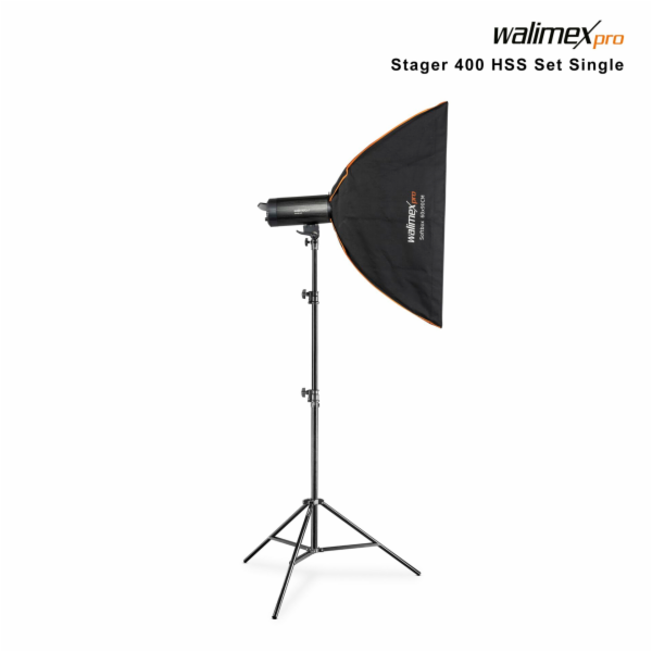 walimex pro Stager 400 HSS  Set Single