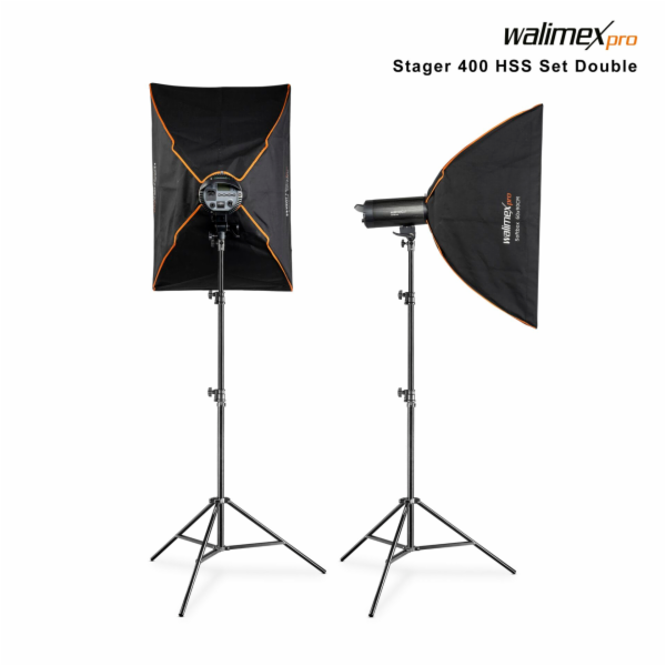 walimex pro Stager 400 HSS  Set Double