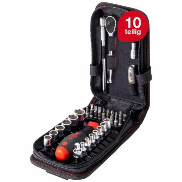 Wiha socket and bit set 1/4"