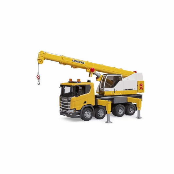 Autojeřáb Scania Super 560R Liebherr se světelným a zvuko...