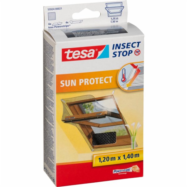 Tesa TESA SÍŤ NA KOMÁRY NA STŘEŠNÍ OKNA SOLÁRNÍ 1,2m x 1,...