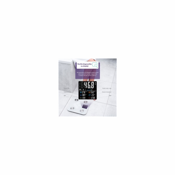 TrueLife FitScale W7 BT - Bioelektrická impedanční blueto...