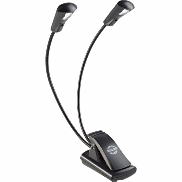 K&amp;M 12243 Music Stand Light  Double LED FlexLight