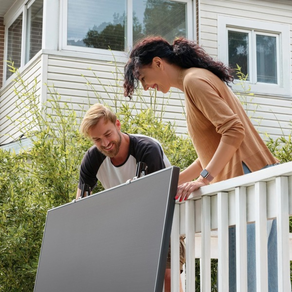 Sada háků na balkon EcoFlow, držák pro balkonovou elektrárnu