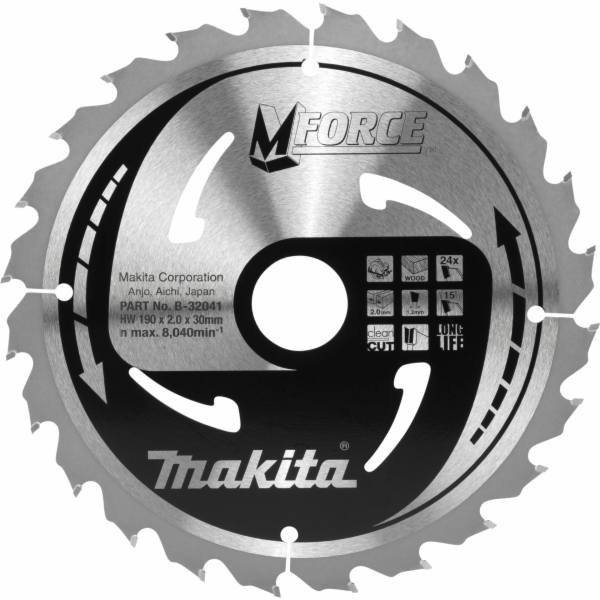 Makita B-32041  M-FORCE Saw Blade 190x30x24Z
