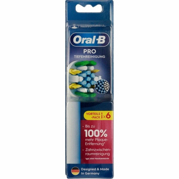 Oral-B Náhradní hlavice kartáčku Pro Deep Clean, balení 6...