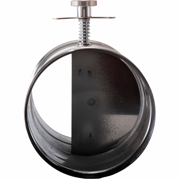 Motýlový ventil Alfa Forni o průměru 180 mm z nerezové oceli