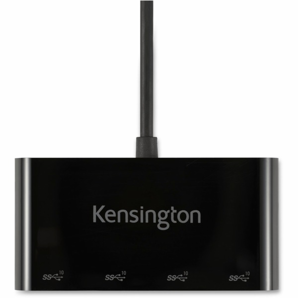 Kensington CH1200 USB-C 4portový hub (černý)