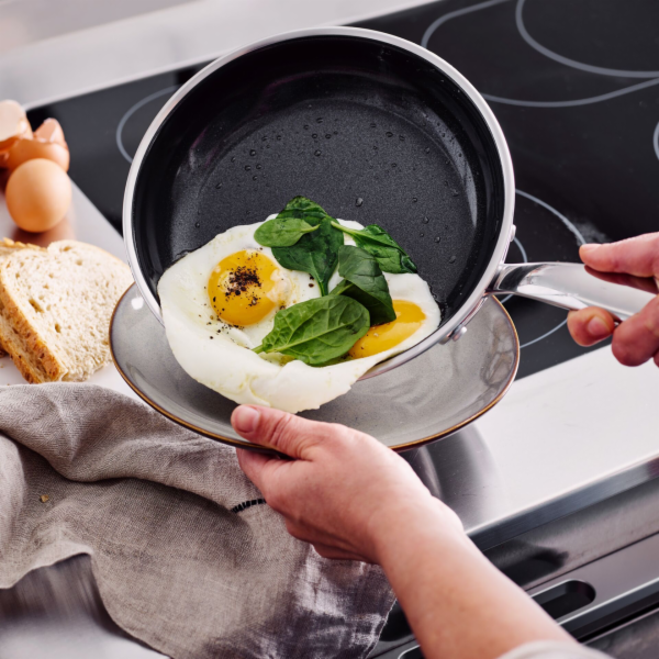 GreenPan Premiere nerezová pánev s keramickým povrchem 30 cm