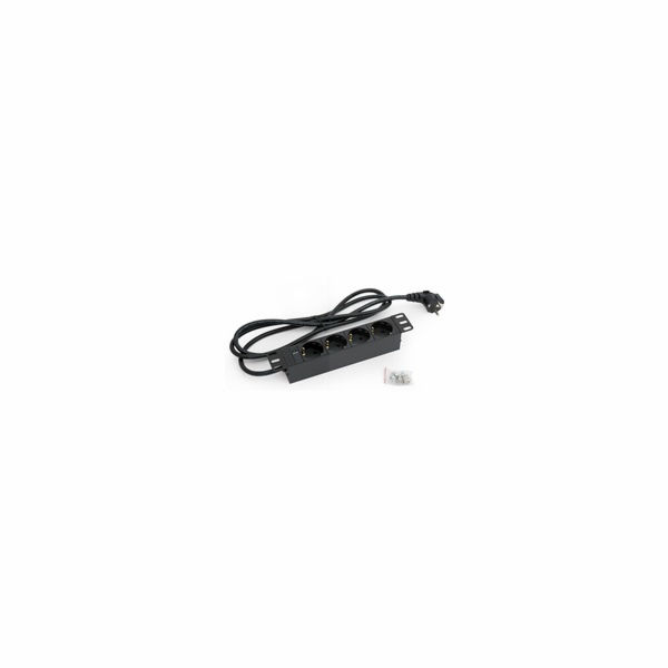 TRITON 10" rozvodný panel 4x230V DIN- 2m, černý