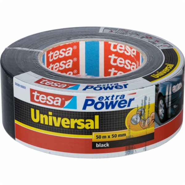 Tesa Duct Tape 50m x 50mm  extra Power black 56389