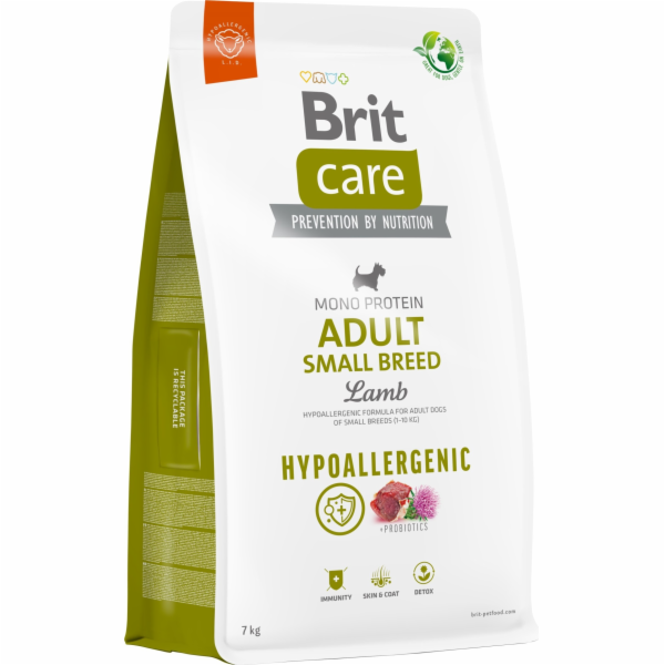 BRIT Care Hypoallergenic Adult Small Breed Lamb&Rice Mono...