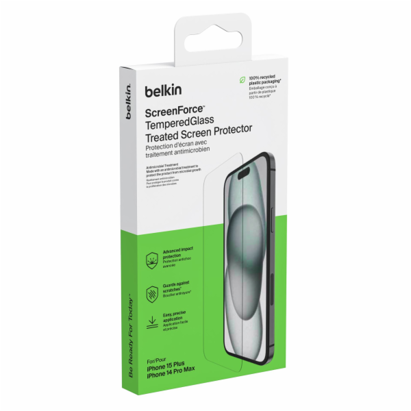 Belkin Screenforce Tempered Gl.  antiba.iPhone 15 Plus/ 1...