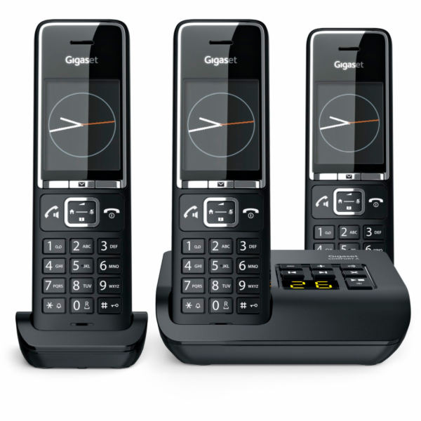 Gigaset COMFORT 550A trio  black/chrome