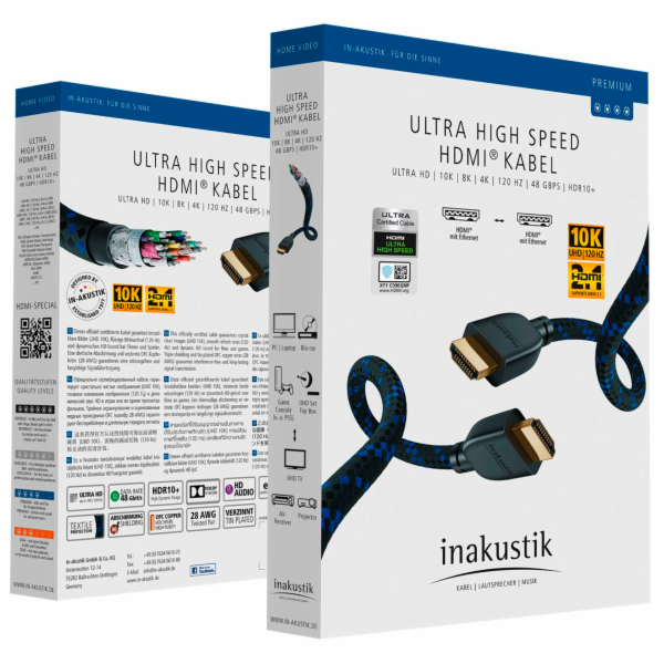 in-akustik Premium II HDMI2.1  48G 3,0m
