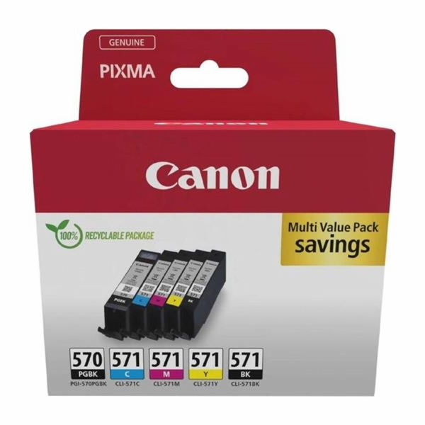 Canon PGI-570/CLI-571 PGBK/C/M/Y/BK MULTI